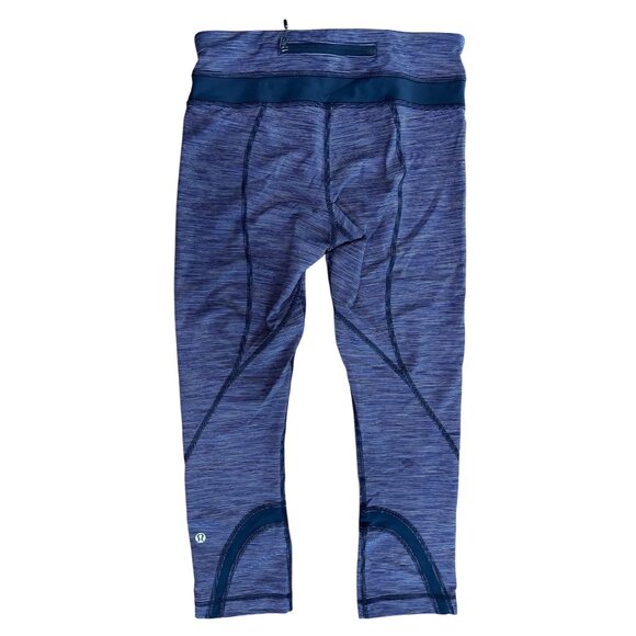 Lululemon Run: Inspire Crop IIWee Are From Space Deep Indigo Multi / Inkwell Siz - Picture 2 of 11